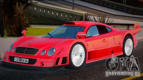 Mercedes-Benz CLK GTR UKR Plate для GTA San Andreas