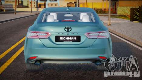 Toyota Camry XV70 Richman для GTA San Andreas