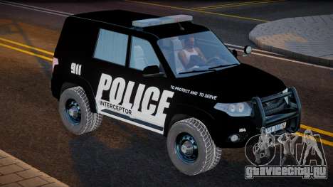 UAZ Patriot American Police для GTA San Andreas