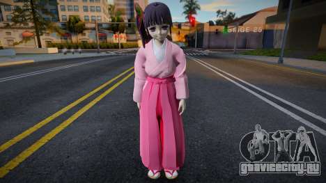 Tsuyuri Kanao From Kimetsu no Yaiba Kimono для GTA San Andreas
