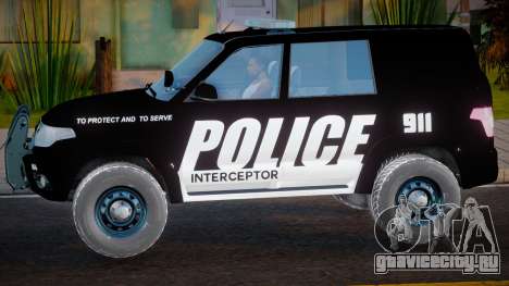 UAZ Patriot American Police для GTA San Andreas
