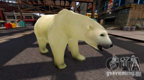 Белый медведь для GTA 4
