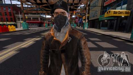 Aiden Pearce from Watch_Dogs для GTA 4
