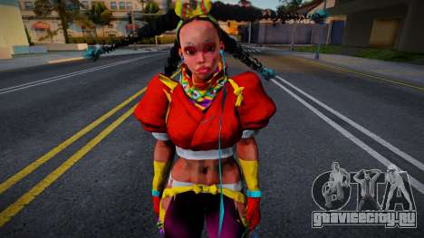 SKIN DE Kimberly de street fighter 6 Version Swe для GTA San Andreas