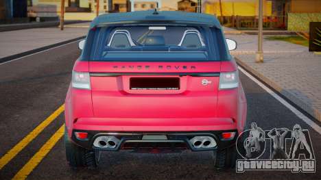 Range Rover Sport SVR Luxury для GTA San Andreas