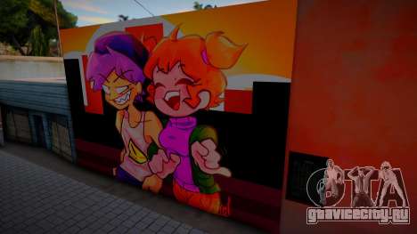 Mural D-Sides Boyfriend And D-Sides Girlfriend для GTA San Andreas
