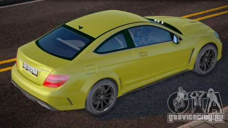 Mercedes-Benz C63 Coupe w204 для GTA San Andreas