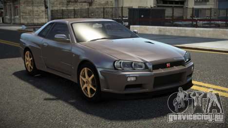 Nissan Skyline R34 UnE V-Spec для GTA 4