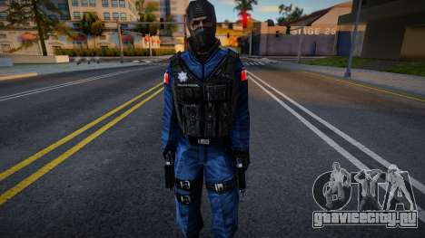 Новый полицейский в балаклаве для GTA San Andreas