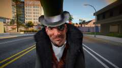 Mr Pingüino de Batman Arkham City con sombrilla для GTA San Andreas