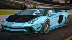 Lamborghini Aventador LP700-4 Roadster Blue для GTA San Andreas