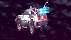 Delorean Back To The Future вместо луны для GTA San Andreas