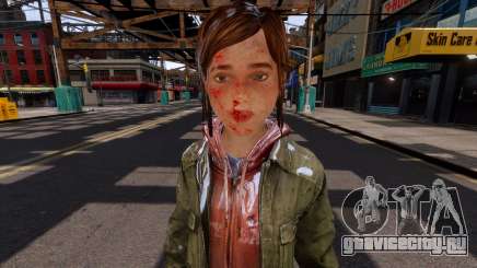 Ellie Wintercoat TLOU blood для GTA 4