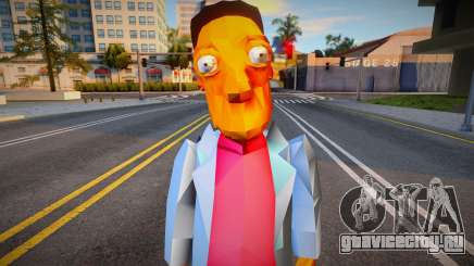 Carl Carlson de los Simpson для GTA San Andreas