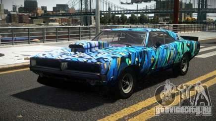 1969 Dodge Charger RT R-Tune S6 для GTA 4