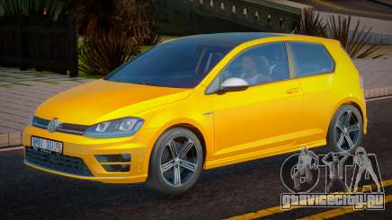 Volkswagen Golf R Yellow для GTA San Andreas