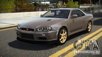 Nissan Skyline R34 UnE V-Spec для GTA 4