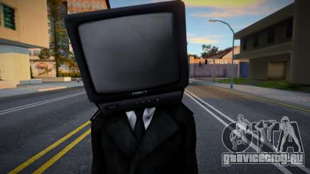 Skin De TvMan De Skibidi Toilet для GTA San Andreas