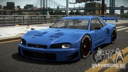 Nissan Skyline R34 Racing Tune для GTA 4