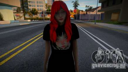Red Hair Girl для GTA San Andreas
