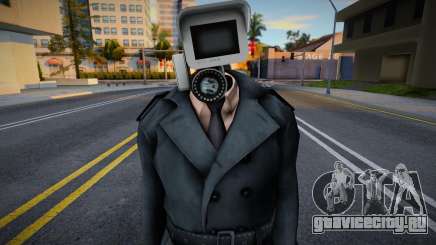 Skin De Cameraman De Skibidi Toilet для GTA San Andreas