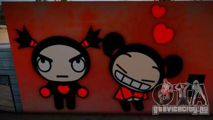 Mural Pucca And Garu для GTA San Andreas