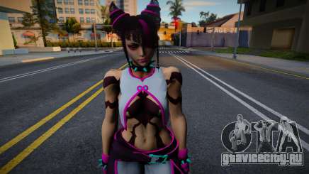 SKIN DE Juri Versión Sweaty de Street Fighter 6 для GTA San Andreas