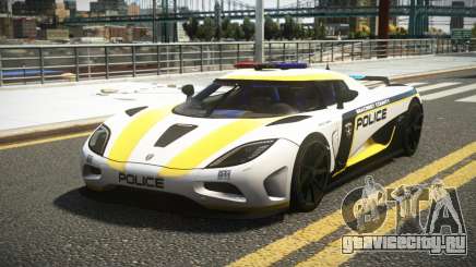 Koenigsegg Agera SC Police для GTA 4