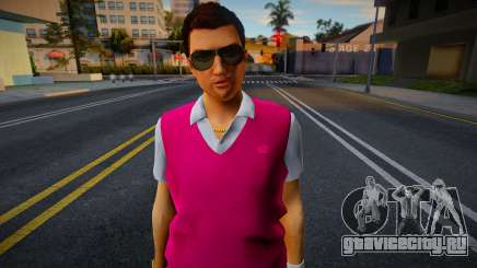 Tommy Vercetti HD Default Golfer Outfit DLC The для GTA San Andreas