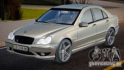 Mercedes-Benz C32 UKR PLATE для GTA San Andreas