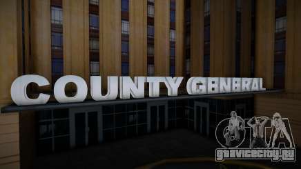 HD модель текста для LS County General Hospital для GTA San Andreas