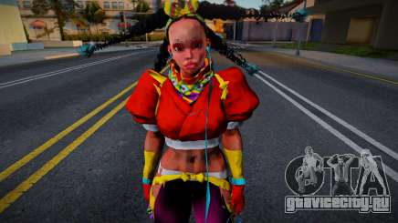 SKIN DE Kimberly de street fighter 6 Version Swe для GTA San Andreas