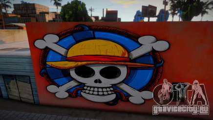 One Piece Icon Mural для GTA San Andreas