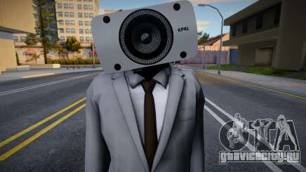 Skin De Speakerman De Skibidi Toilet для GTA San Andreas