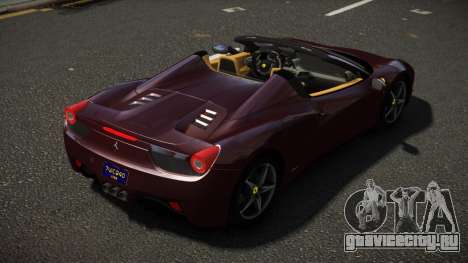 Ferrari 458 LE Roadster для GTA 4