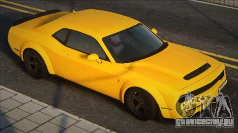 Dodge Challenger SRT DEMON Yel для GTA San Andreas