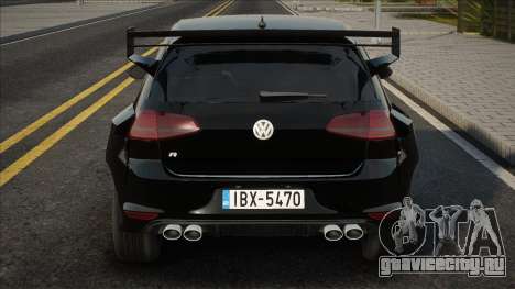 Volkswagen Golf R с тюнингом для GTA San Andreas