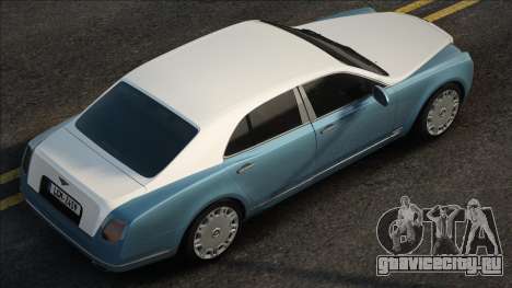 Bentley Mulsanne 2010 PL Plate для GTA San Andreas