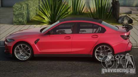 BMW M3 g80 Red для GTA San Andreas