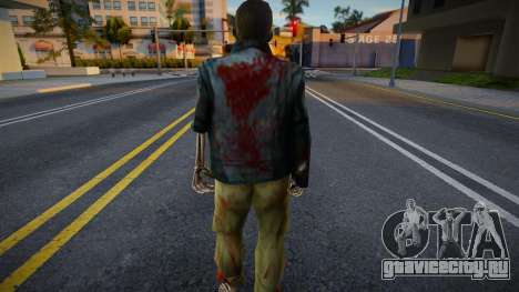 Half-Skeleton Zombie Claude для GTA San Andreas
