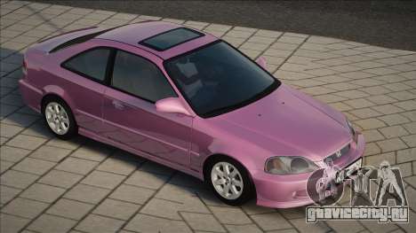 Honda Civic Sedan Pink для GTA San Andreas