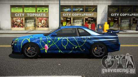 Nissan Skyline R34 L-Sport S10 для GTA 4