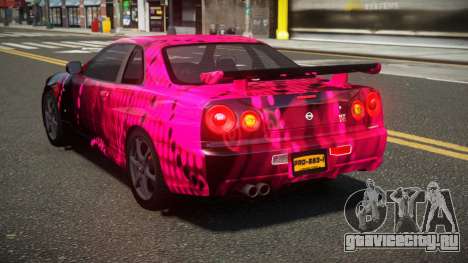 Nissan Skyline R34 L-Sport S3 для GTA 4