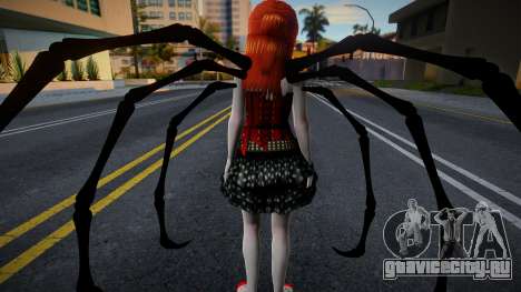 Skin de BLOB o (Chica con patas araña en espalda для GTA San Andreas