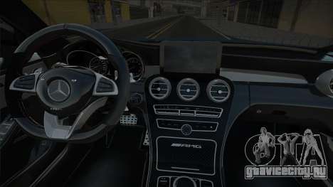Mercedes-Benz C63S AMG Blue для GTA San Andreas