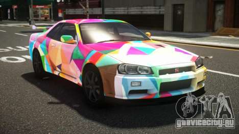 Nissan Skyline R34 L-Sport S5 для GTA 4