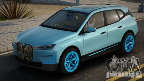 BMW iX UKR Plate для GTA San Andreas