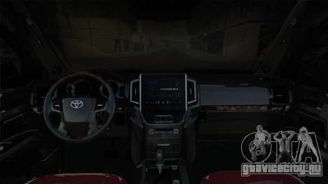 Toyota Land Cruiser 200 Black для GTA San Andreas