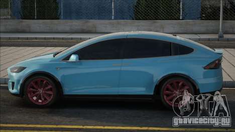 Tesla Model X Blue для GTA San Andreas