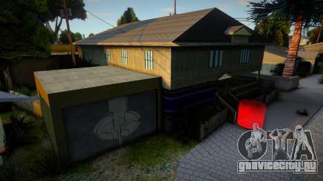 Halo Style Groove Street Gang Houses (Repaint) для GTA San Andreas